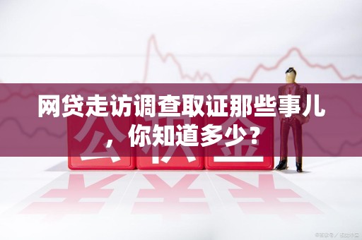 海沧网贷走访调查取证那些事儿,你知道多少? 海沧网贷走访调查取证那些事儿,你知道多少?